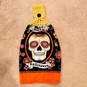 Handmade Hanging Hand Towel - Skeleton